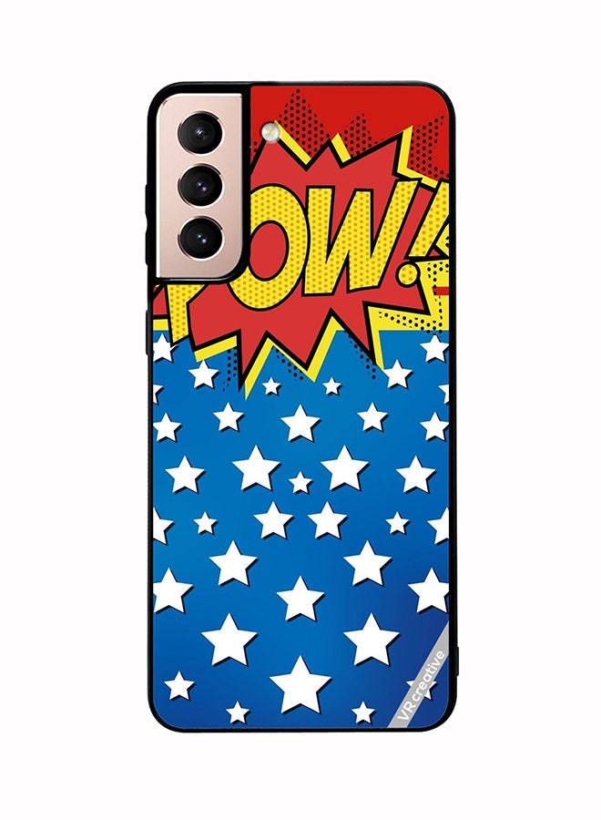 VR CREATIVE Protective Case Cover For Samsung Galaxy S21 5G Pop Art Design Multicolour - Image 1