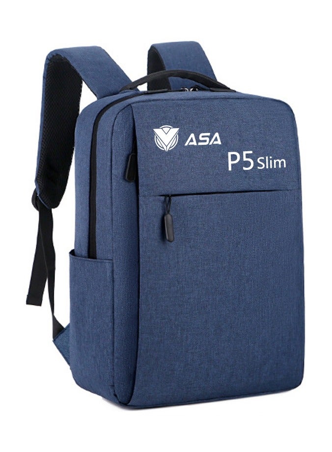 ASA Carrying Case For PS5 Slim Edition Console, Backpack Storage Bag Protection For PS5 Slim, Controllers, Base and Accessories, Shockproof, Waterproof and Scratchproof - Image 2