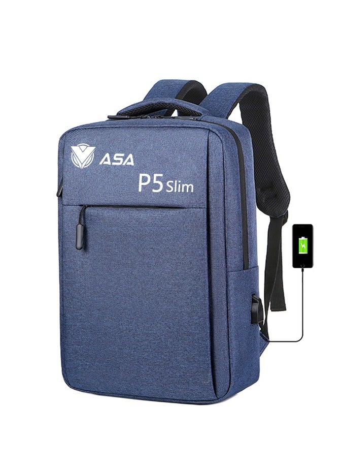ASA Carrying Case For PS5 Slim Edition Console, Backpack Storage Bag Protection For PS5 Slim, Controllers, Base and Accessories, Shockproof, Waterproof and Scratchproof - Image 4
