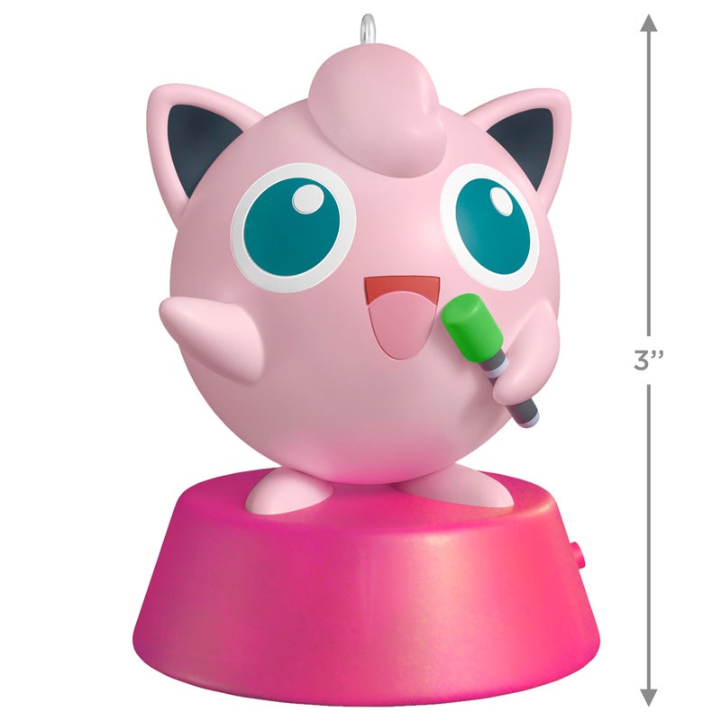 Hallmark Keepsake Christmas Ornament 2025, PokÃ©mon Singing Jigglypuff with Sound, Gifts for PokÃ©mon Fans - Image 4