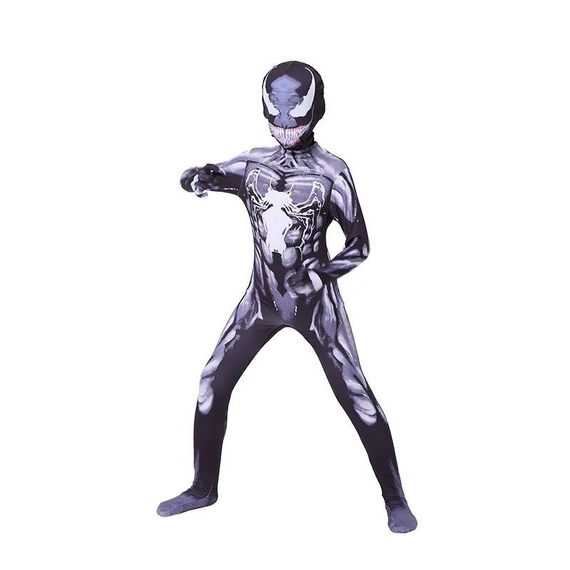 Spiderman Cos Steel Jumpsuit Venom Miles Expedition Children Halloween Gwen In Large Quantities - Image 3