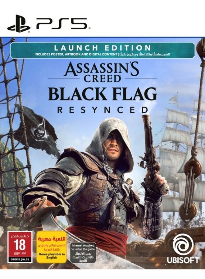 Assassin’s Creed Black Flag Resynced Launch Edition Steel Book -PS5 - Adventure - playstation_5_ps5