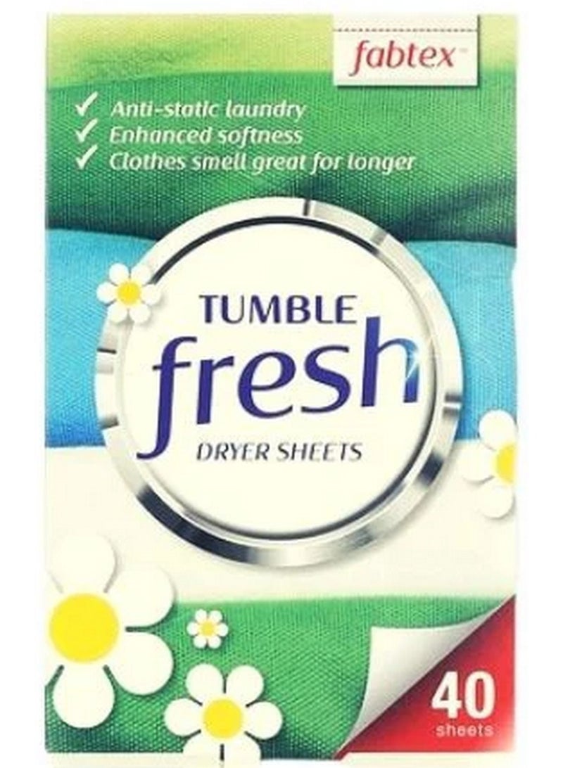 Tumble Dryer Sheets 40 Sheets