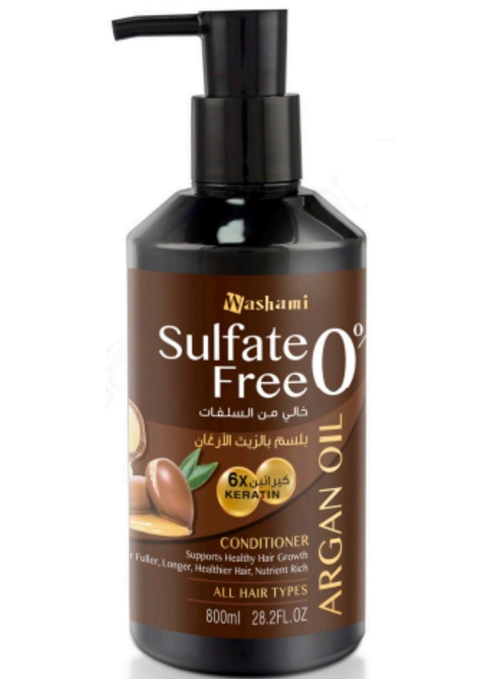 بلسم زيت الأرغان الخالي من السلفات 800 مل