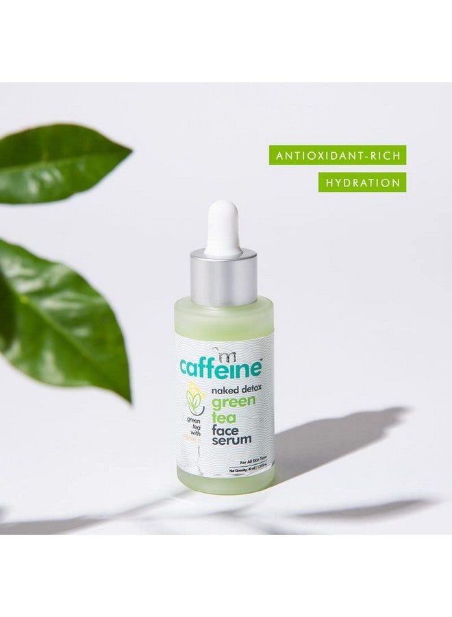 إم كافيين سيروم مرطب للوجه بالشاي الأخضر لبشرة متوهجة مع فيتامين سي وحمض الهيالورونيك | يقلل من البقع الداكنة والتصبغ ويمنع أضرار أشعة الشمس | للرجال والنساء | ترطيب لمدة 72 ساعة | 40 مل - Image 2