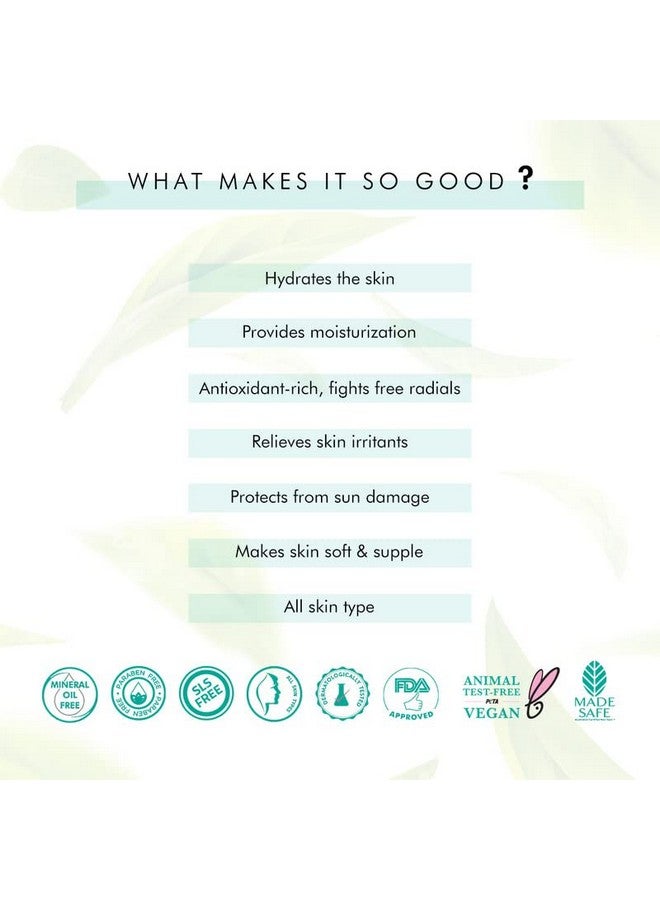 إم كافيين سيروم مرطب للوجه بالشاي الأخضر لبشرة متوهجة مع فيتامين سي وحمض الهيالورونيك | يقلل من البقع الداكنة والتصبغ ويمنع أضرار أشعة الشمس | للرجال والنساء | ترطيب لمدة 72 ساعة | 40 مل - Image 3