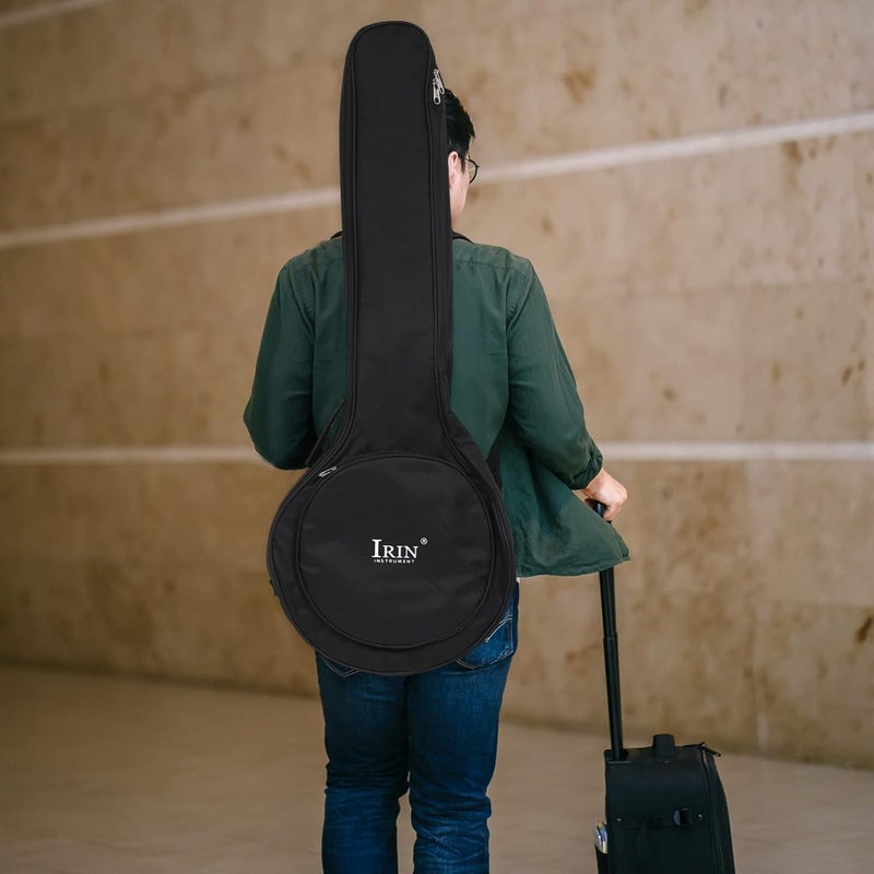 Banjo Backpack Thicken Cotton Banjo Bag Banjo Case Gig Bag for Five String Banjo(38.91X14.15X3.54in) - Image 5