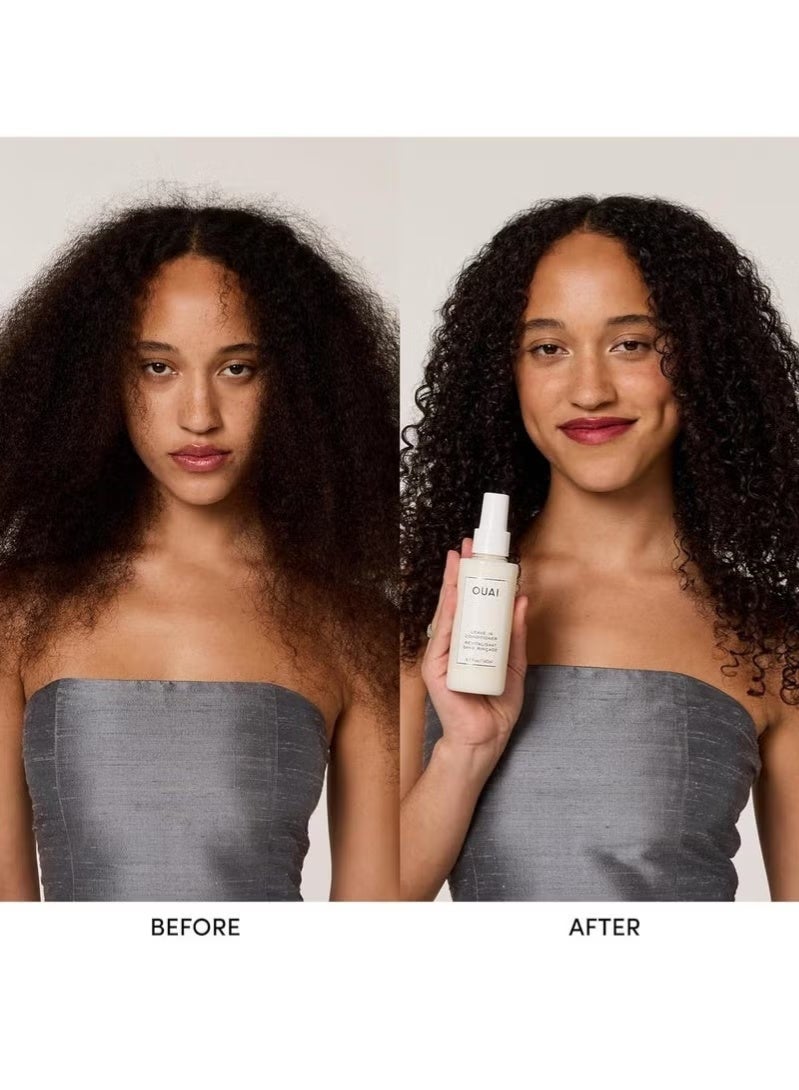 Ouai Leave In Conditioner & Heat Protectant Spray - Prime Hair for Style, Smooth Flyaways, Add Shine and Use as Detangling Spray - No Parabens, Sulfates or Phthalates (4.7 oz) - Image 3
