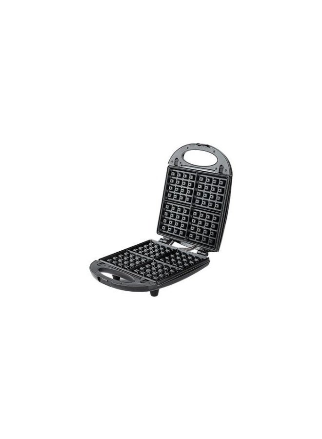 Mienta Sandwich and Waffle Maker, 1200 Watt, Silver - SM27609A - Image 2