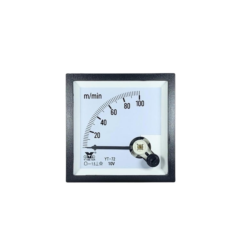 CP72 10V Input Meter Meter 300m/min500 m/min Pointer Voltage Input Inverter BE72 YT72(2500M 10V) - Image 1