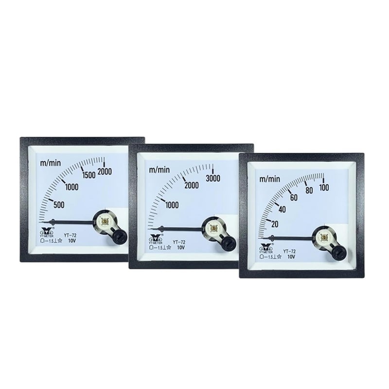 CP72 10V Input Meter Meter 300m/min500 m/min Pointer Voltage Input Inverter BE72 YT72(2500M 10V) - Image 2
