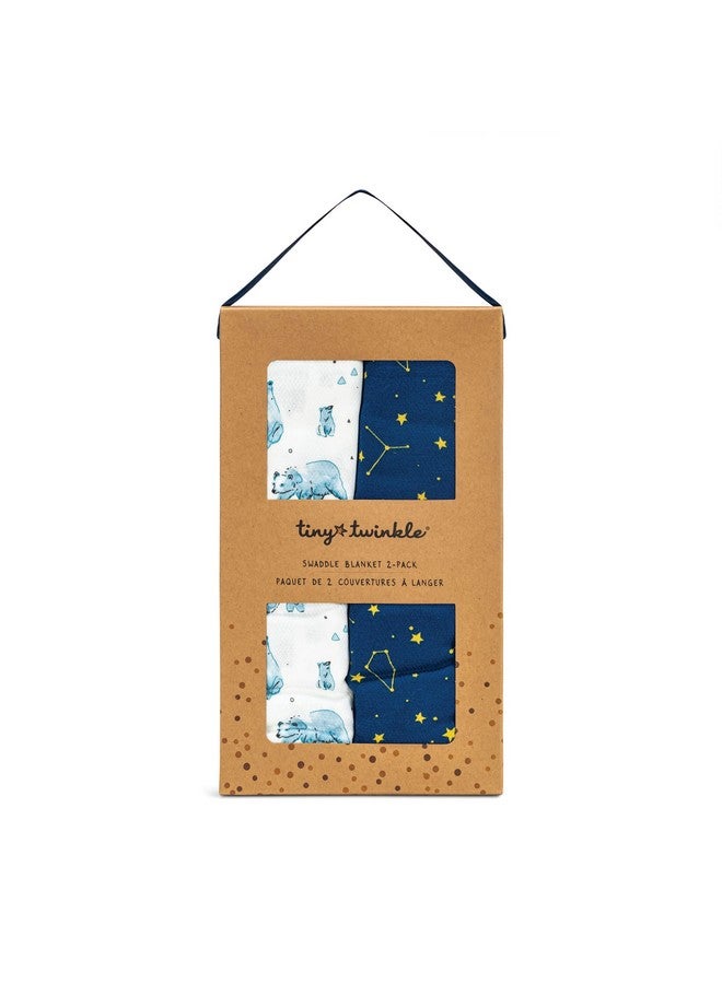 Tiny Twinkle Kaffle Swaddle Blanket 2-Pack - Soft and Silky Baby Blanket to Wrap and Swaddle Newborns, Sized 47 x 47 - Image 1