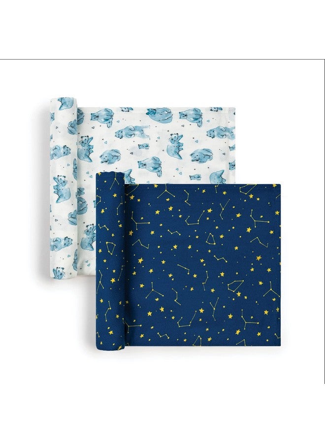 Tiny Twinkle Kaffle Swaddle Blanket 2-Pack - Soft and Silky Baby Blanket to Wrap and Swaddle Newborns, Sized 47 x 47 - Image 2