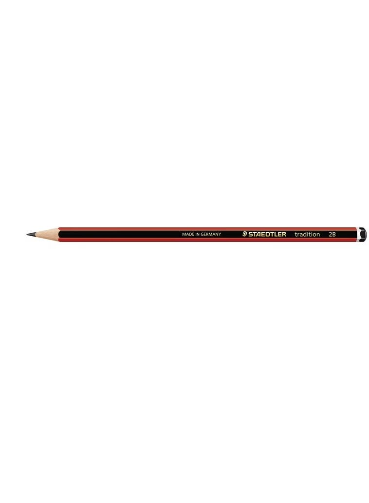 Staedtler Tradition Graphite Pencils 2B 12 Pack - Image 3