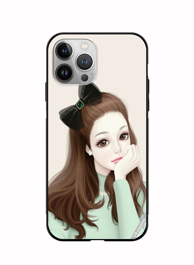VR CREATIVE Protective Case Cover For Apple iPhone 11 Pro Girl With Band Design Multicolour - Image 1