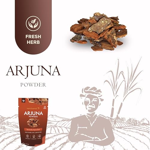 Herb Essential Arjuna Powder 100g | Pure Terminalia Arjuna Herbal Powder | Natural Ayurvedic Supplement Rich in Antioxidants for Daily Wellness Support - Image 5