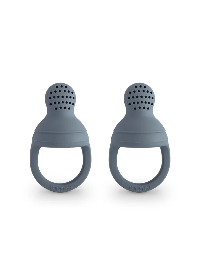 mushie Silicone Fresh Food Feeder 2-Pack Tradewinds