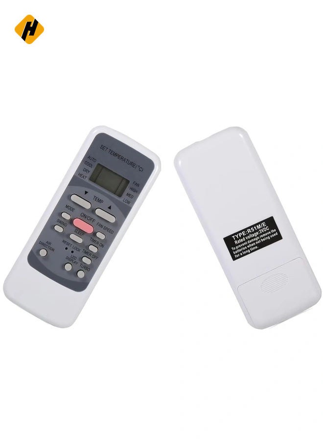 HuHa Universal Remote Control Replacement for Midea Air Conditioner (Type: R51M/E) - Easy to Use, No Setup Required, Fully Compatible, Battery Included - Image 3