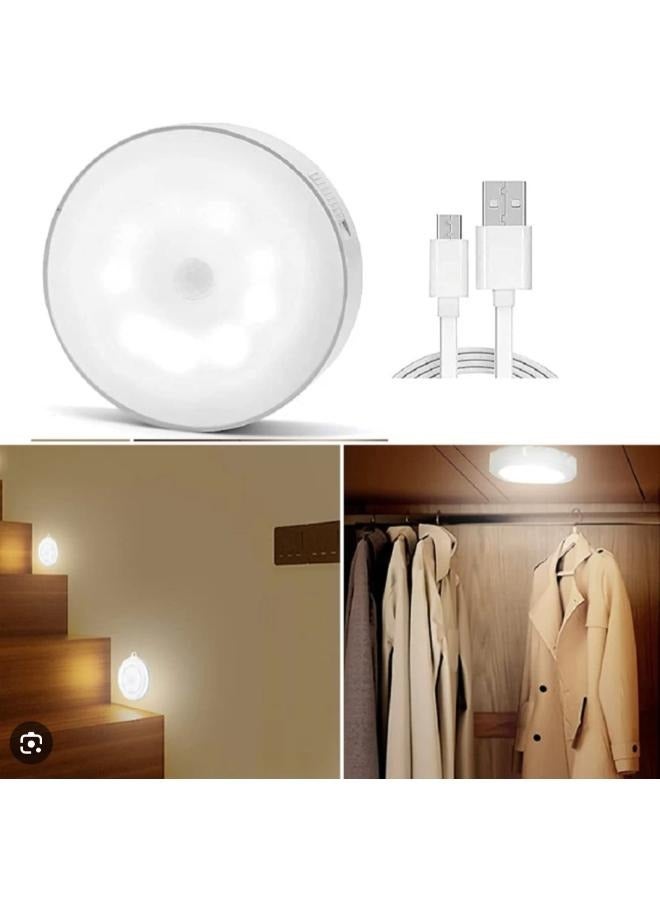 مستشعر حركة 2 في 1 ضوء ليلي ذكي LED يدرج ضوء الغسق إلى الفجر مستشعر توفير الطاقة، إضاءة ليلية LED لغرفة النوم، الحمام، المطبخ،  - Image 1
