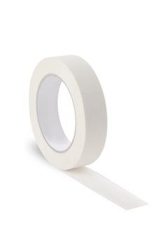 MARKQ Masking Tape 1 inch x 20 yards White Strong Adhesive Tape for Painting, Decorating, DIY Home, Office, School Stationery, Arts, DIY Crafts etc [1 Roll]  - Image 1