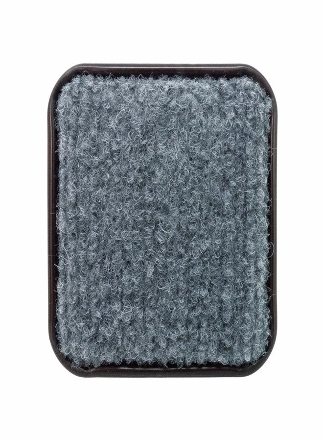 سوفت تاتش أكواب عجلات أثاث ناعمة الملمس مربعة الشكل مقاس 1 3/4 بوصة ذات قاعدة مغطاة بالسجاد، لحماية الأرضيات الخشبية الصلبة، بني/رمادي (عبوة من 12 قطعة) - Image 5