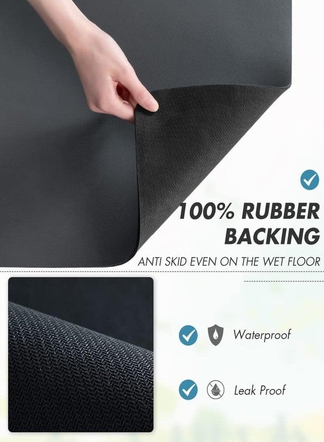 COOFANDY Dish Drying mat for Kitchen Water Absorbent mat, Mat for Kitchen with Non-Slip Rubber Back, Hide Stain Kitchen Super Absorbent Draining Mat, Easy to Clean Dish Rack Pad (30 * 40) - Image 5