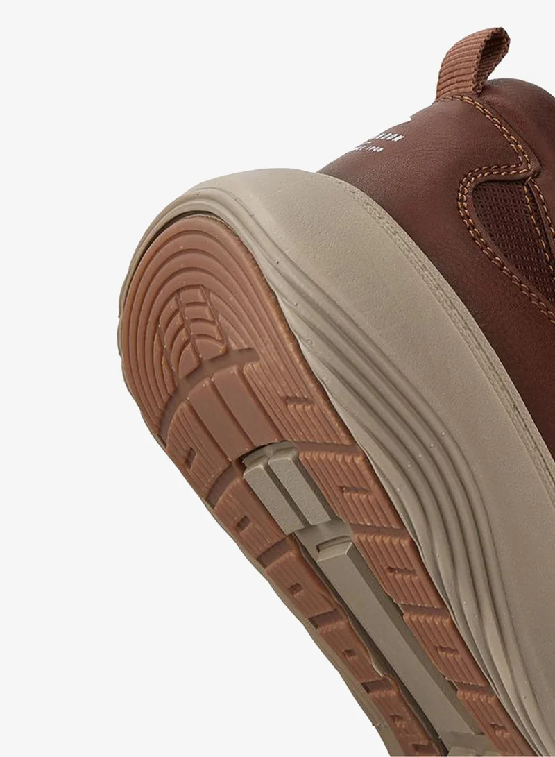 لي كوبر حذاء رياضي رجالي برباط ونعل ثابت مع حلقات سحب