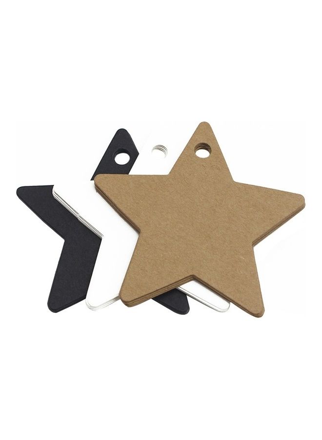 Loquat 100-Piece Five-Pointed Star Decoration Tag - Image 3