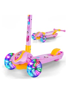 Cool Baby Scooter for Kids 3 Wheel Scooter Adjustable Height Flashing LED Wheels for Toddler Kick Scooter for Kids Boys And Girls Suitable  - Image 1
