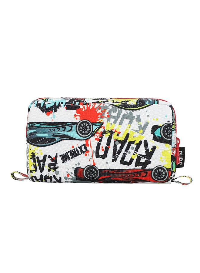CUBS Cars Print Waterproof pencil case pouch with zip closure - Image 3