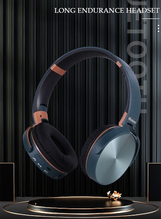 DUNISO Wireless Headphones Active Noise Cancelling Bluetooth Headphones Over Ear with Adjustable Microphone Deep Bass Comfortable Protein Earpads for Travel and Work - Image 4