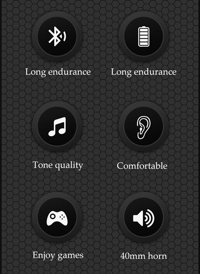 DUNISO Wireless Headphones Active Noise Cancelling Bluetooth Headphones Over Ear with Adjustable Microphone Deep Bass Comfortable Protein Earpads for Travel and Work - Image 3