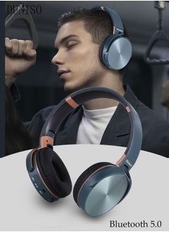 Wireless Headphones Active Noise Cancelling Bluetooth Headphones Over Ear with Adjustable Microphone Deep Bass Comfortable Protein Earpads for Travel and Work