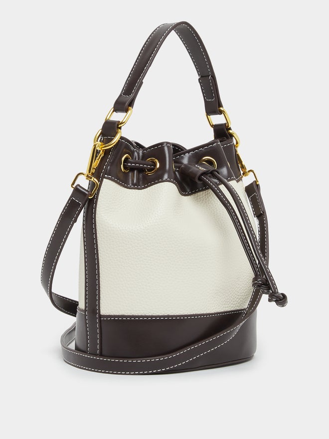 Styli Styli Dual Tone Handbag with Drawstring  - Image 1