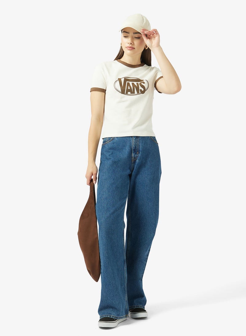 VANS Center Chest Ringer T-Shirt - Image 4