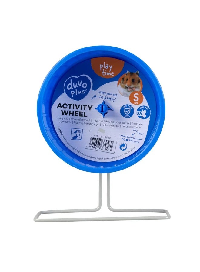Duvo + Duvo+ Activity Wheel For Pets Plastic Blue, Ø13cm - Image 2