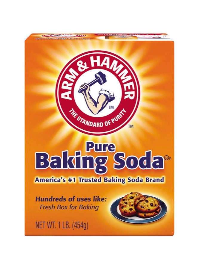 Arm & Hammer Arm & Hammer Pure Baking Soda, 16 oz – All-Purpose Cleaner, Deodorizer & Baking Ingredient - Image 1