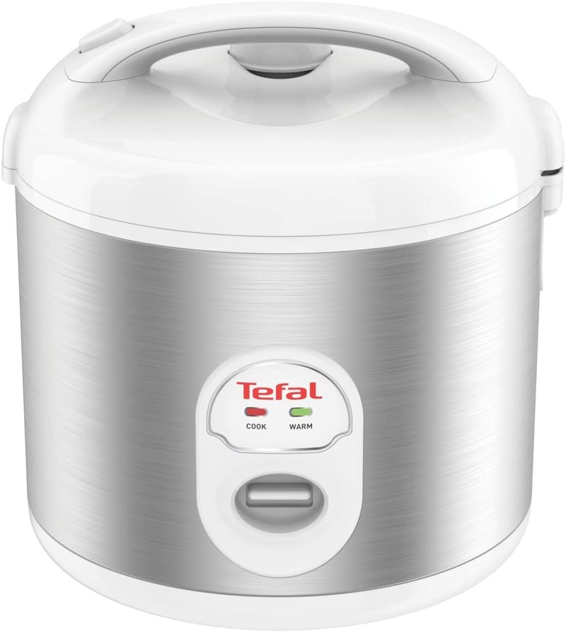 T-fal TEFAL Electrical Rice Cooker | Mechanical Sperical |1.8 L capacity | Silver/White | Stainless Steel/Plastic | 2 Years Warranty | RK242127 - Image 2