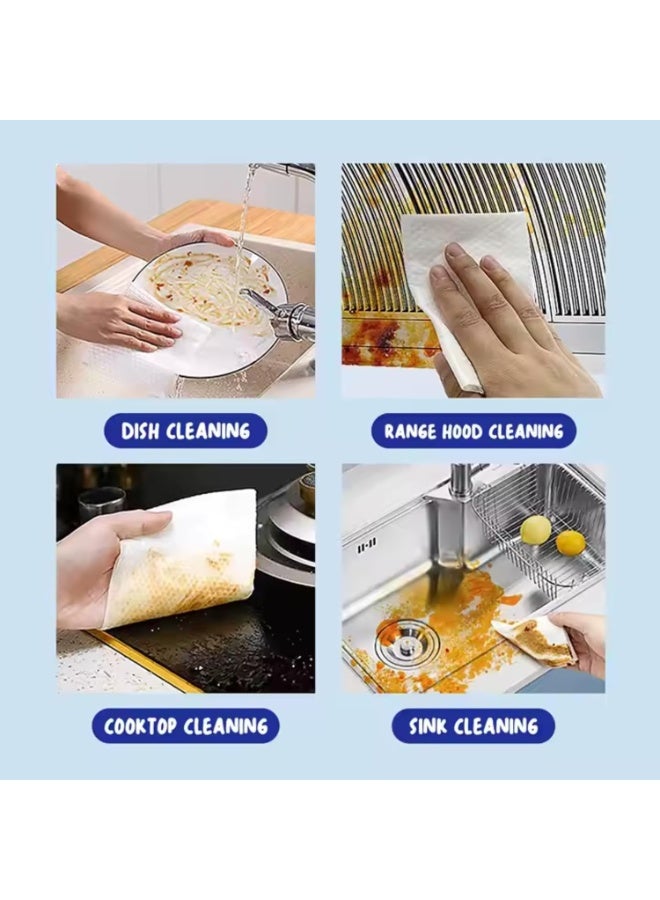 4basix Kitchen Cleaning Wet Wipes Lemon Scented 2 Pack (160 Count) Multipurpose Disposable Wet Wipes for Kitchen Surfaces, Countertops, Stovetops & Appliances – Grease & Stain Remover - Image 3