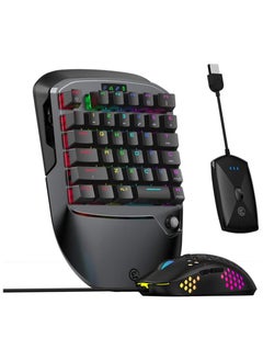 GameSir VX2 AimSwitch Gaming Keypad and Mouse Combo for Xbox Series X PS4 Xbox One Nintendo Switch Game Console, Wireless Controller Adapter with TTC Red Switch Keyboard for PUBG/Fortnite