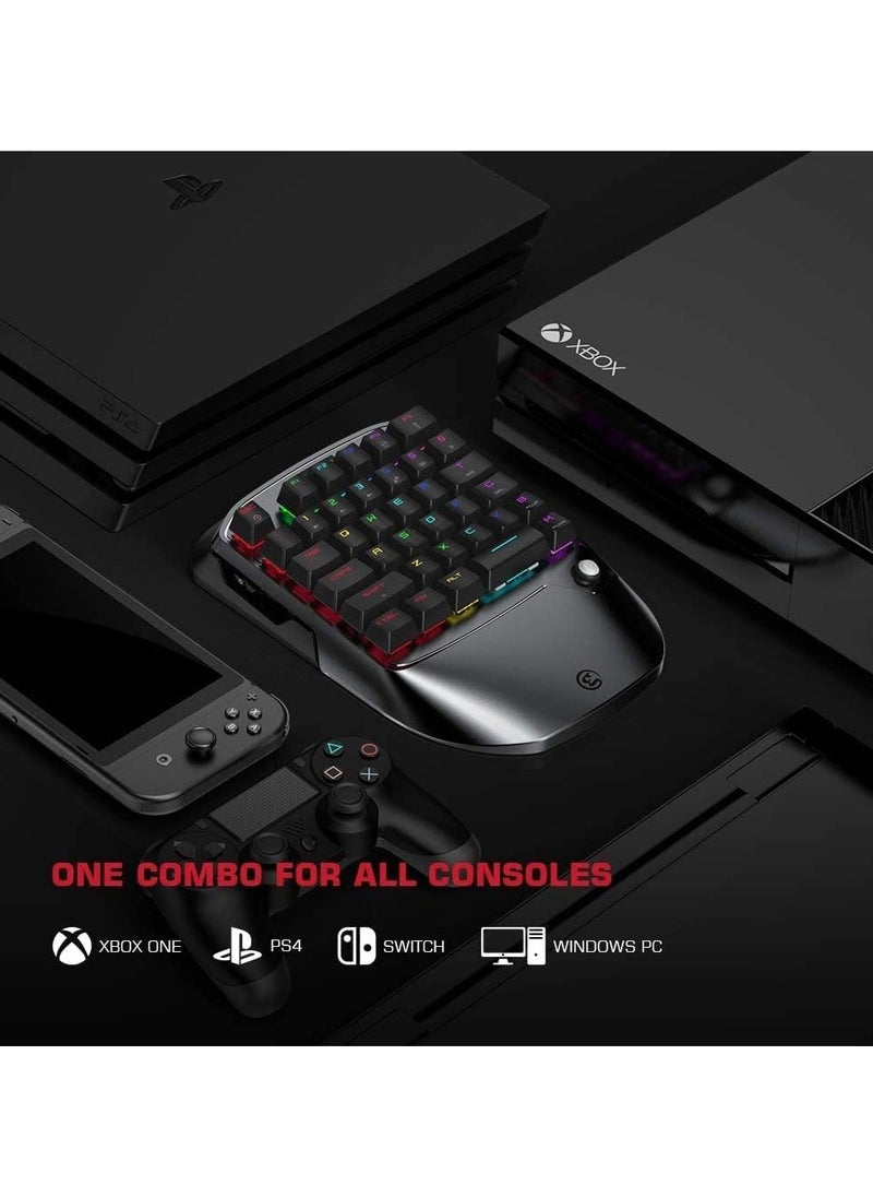 GameSir - GameSir VX2 AimSwitch Gaming Keypad and Mouse Combo for Xbox Series X PS4 Xbox One Nintendo Switch Game Console, Wireless Controller Adapter with TTC Red Switch Keyboard for PUBG/Fortnite - Image 1