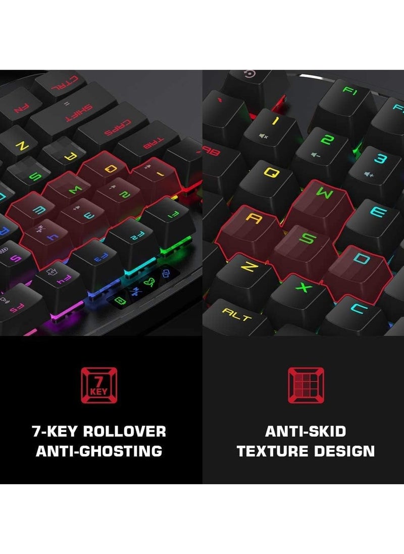 GameSir - GameSir VX2 AimSwitch Gaming Keypad and Mouse Combo for Xbox Series X PS4 Xbox One Nintendo Switch Game Console, Wireless Controller Adapter with TTC Red Switch Keyboard for PUBG/Fortnite - Image 1