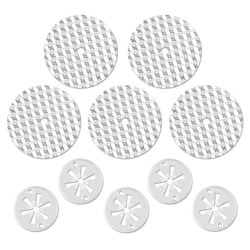 Figpade 5 Set Car Heat Shield Repair Kit with Washers,Exhaust Heat Shield Clips for Underbody,Professional Car Accessories Car Clips Replacement OEM Number 6715468,N90335004,N9033500 - Image 1