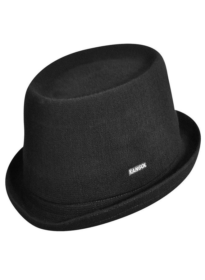 Kangol Bamboo Mowbray Pork Pie Hat for Men and Women, Medium, Black - Image 3