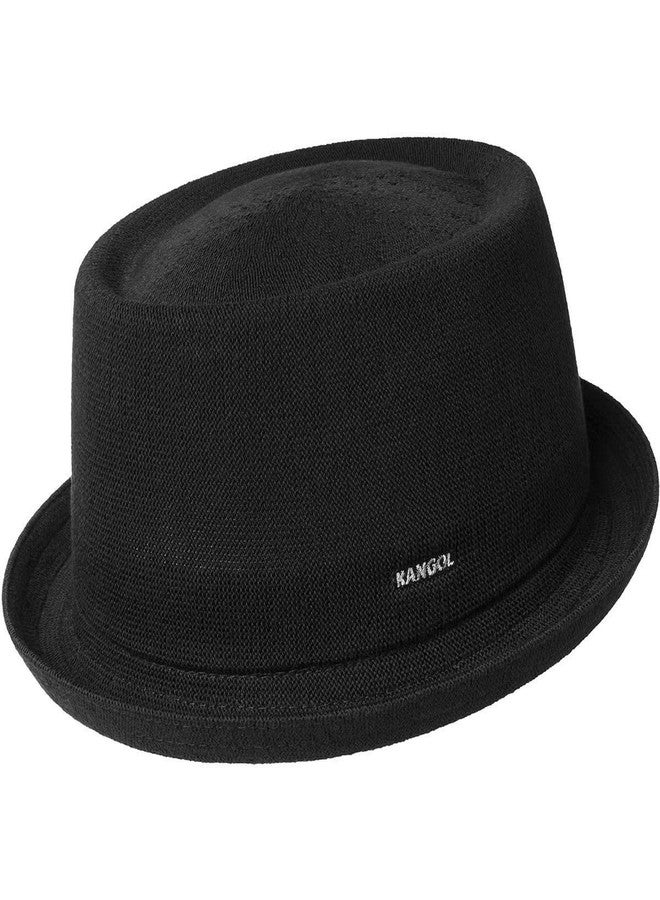 Kangol Bamboo Mowbray Pork Pie Hat for Men and Women, Medium, Black - Image 1