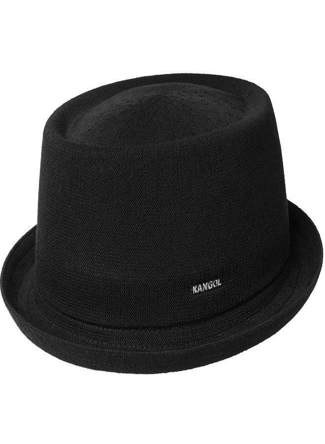 Kangol Bamboo Mowbray Pork Pie Hat for Men and Women, Medium, Black - Image 4