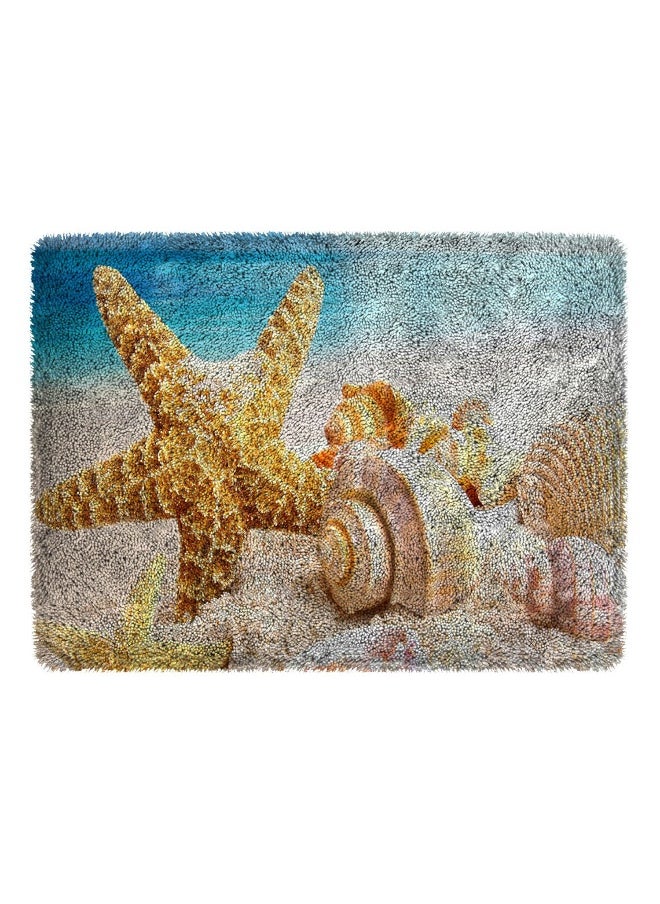 Loquat DIY Latch Hook Kits Rug Embroidery Carpet Set Needlework with Embroidery Kit Crochet Needlework Crafts Shaggy Latch Kits for Adults/Kids  - Image 1