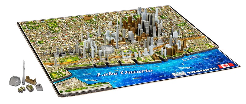 4D Cityscape Toronto, Canada Puzzle - Image 2