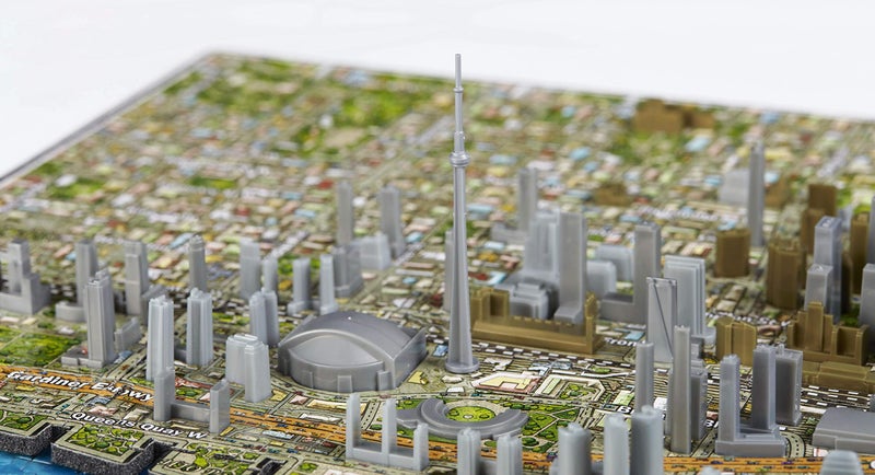 4D Cityscape Toronto, Canada Puzzle - Image 4