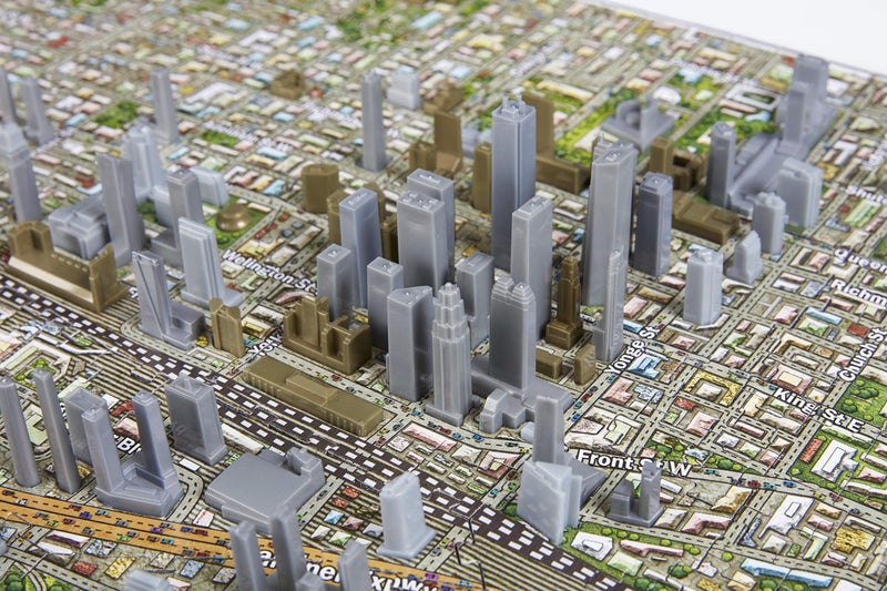 4D Cityscape Toronto, Canada Puzzle - Image 3